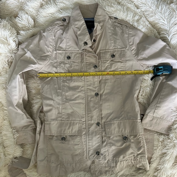 NWOT Banana Republic short belted trench / utility jacket - Picture 6 of 6